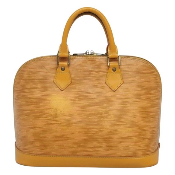 LOUIS VUITTON Epi Alma Hand Bag Yellow M52149 LV Auth 116021 - Picture 1 of 16